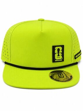 FIFA World Cup 26 Dallas Lime Green Water Resistant Snapback Hat NWT